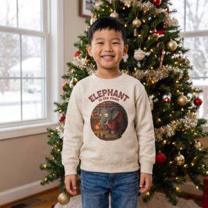 Styling photo, Elephant in the Room Toddler Ugly Christmas Sweater