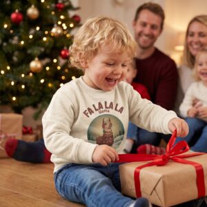 Styling photo, Fa La La La Llama Toddler Ugly Christmas Sweater