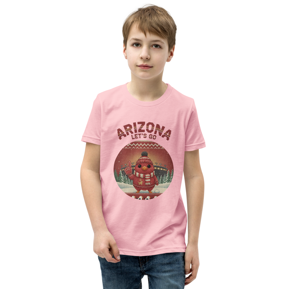 Arizona Fan kids tee, light pink model