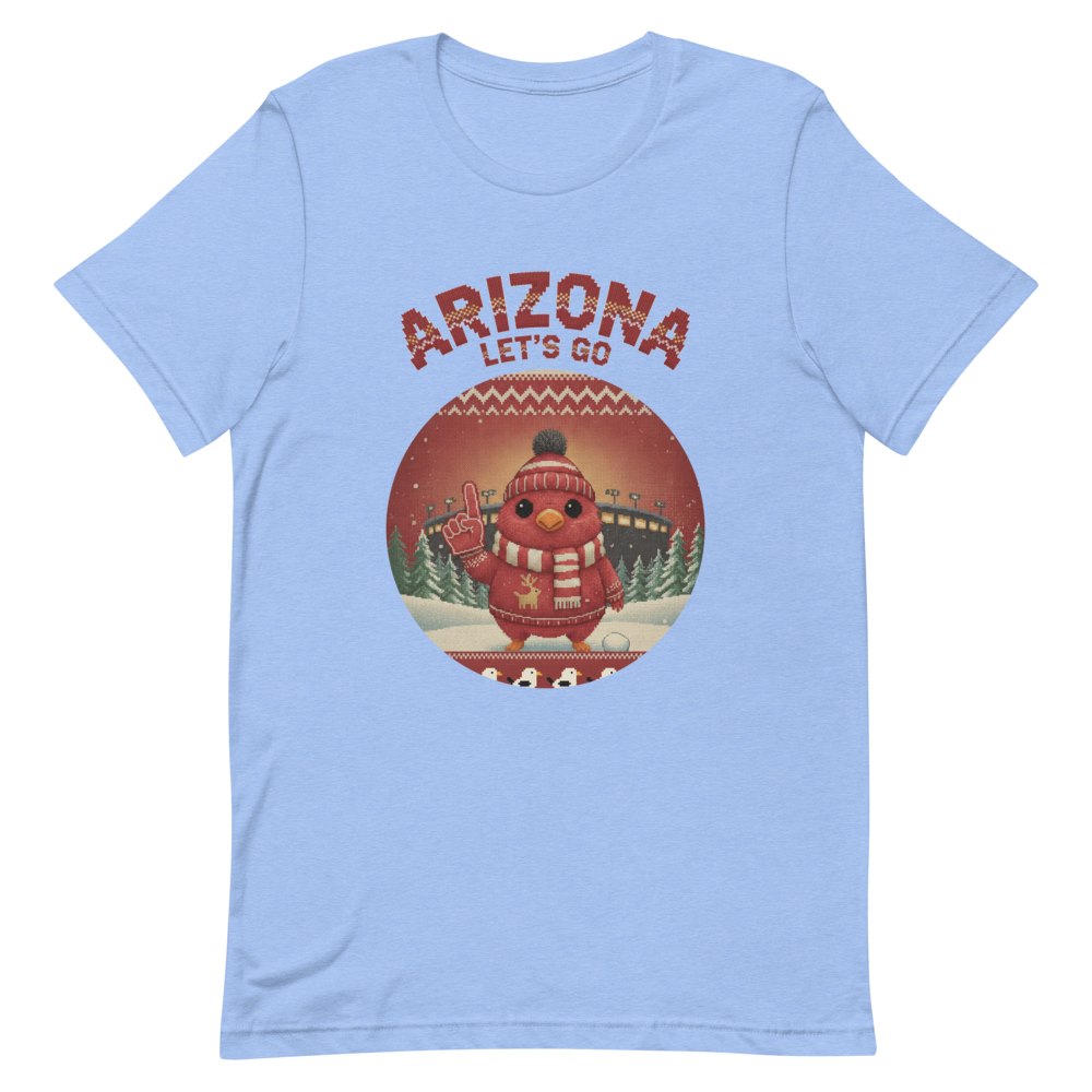 Arizona Fan tee, blue flat