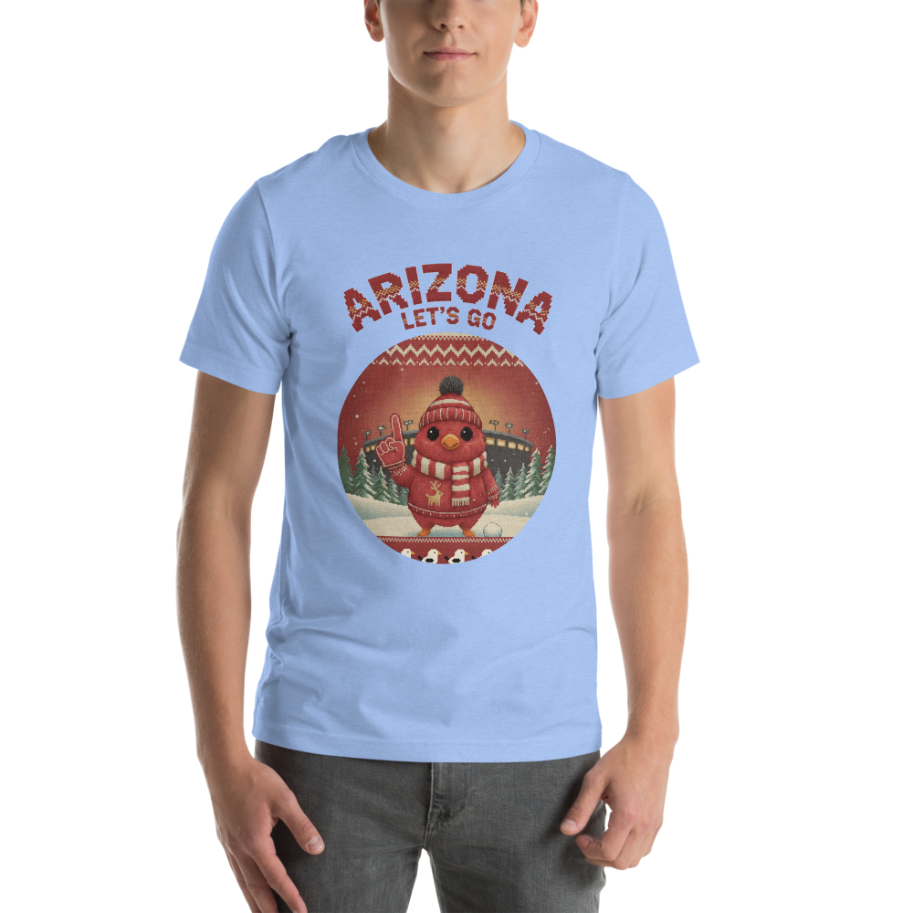 Arizona Fan tee, blue model