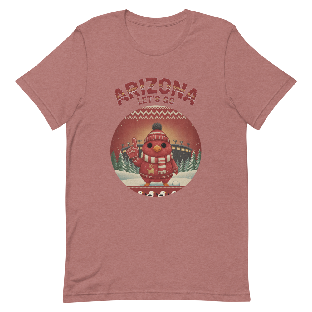 Arizona Fan tee, mauve flat