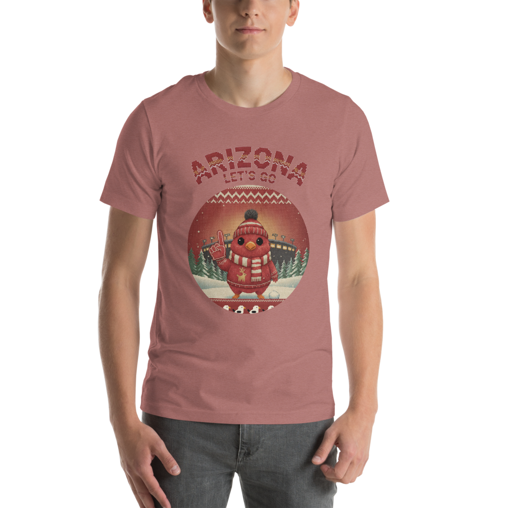 Arizona Fan tee, mauve model