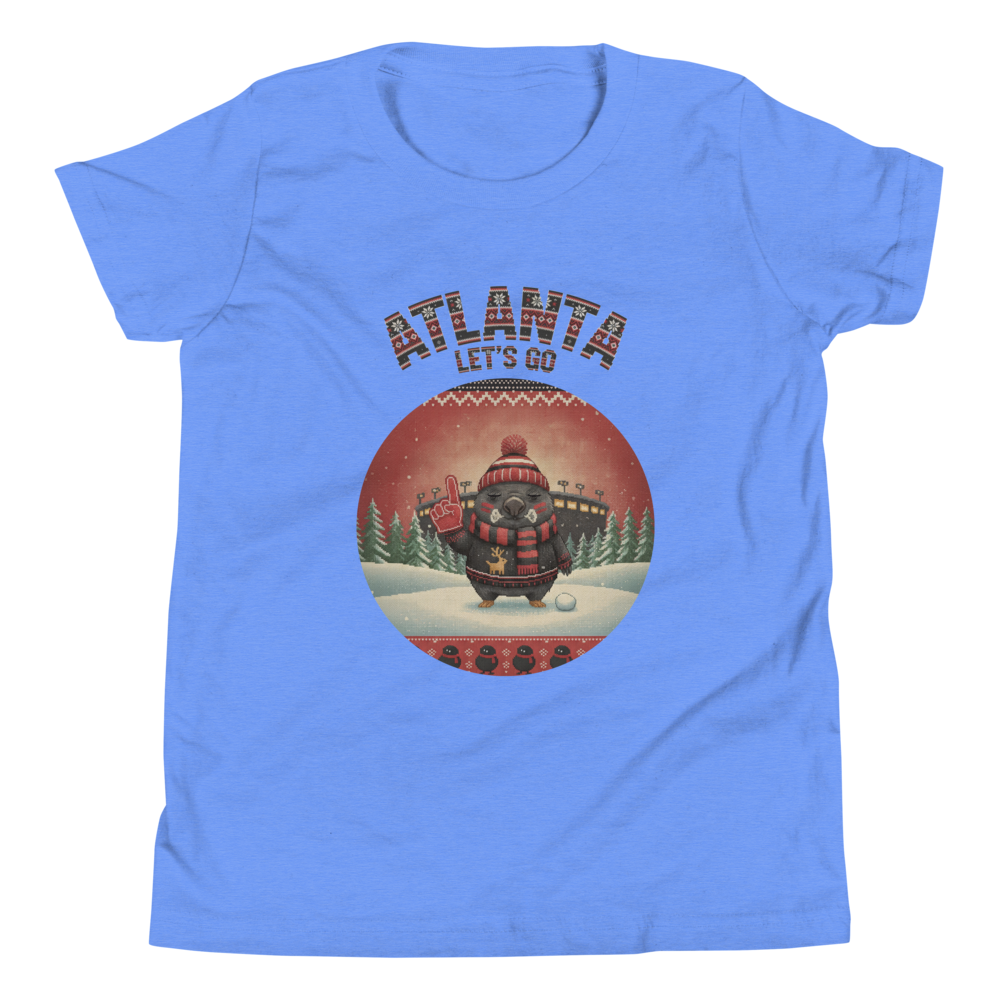 Atlanta Fan kids tee, blue flat