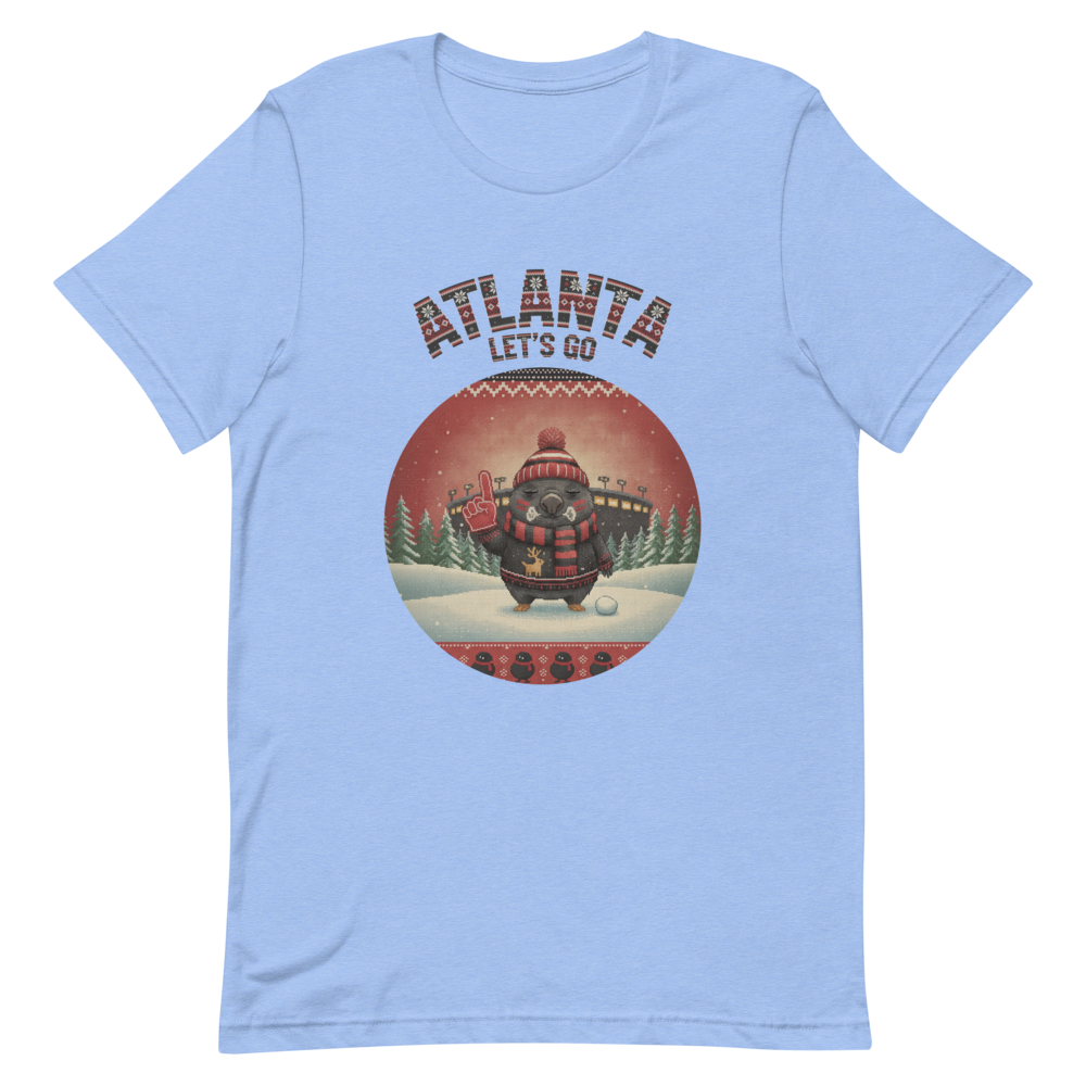 Atlanta Fan tee, blue flat