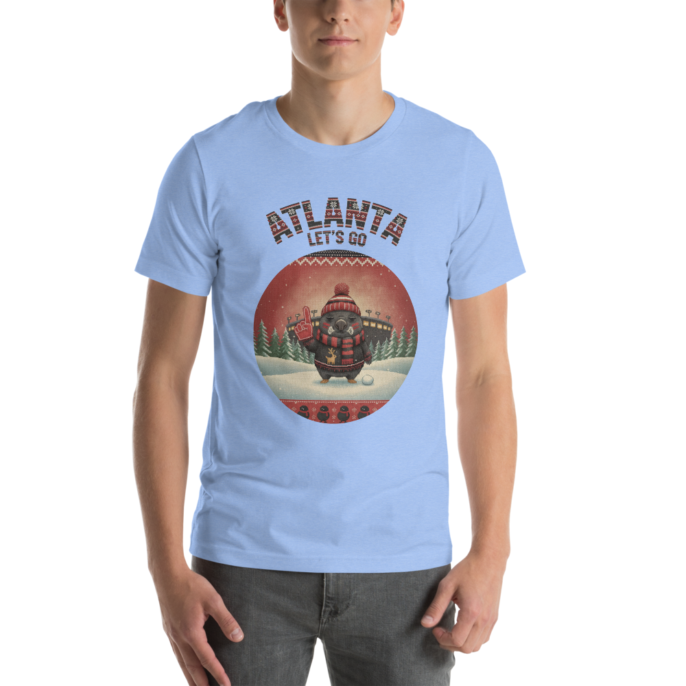 Atlanta Fan tee, blue model