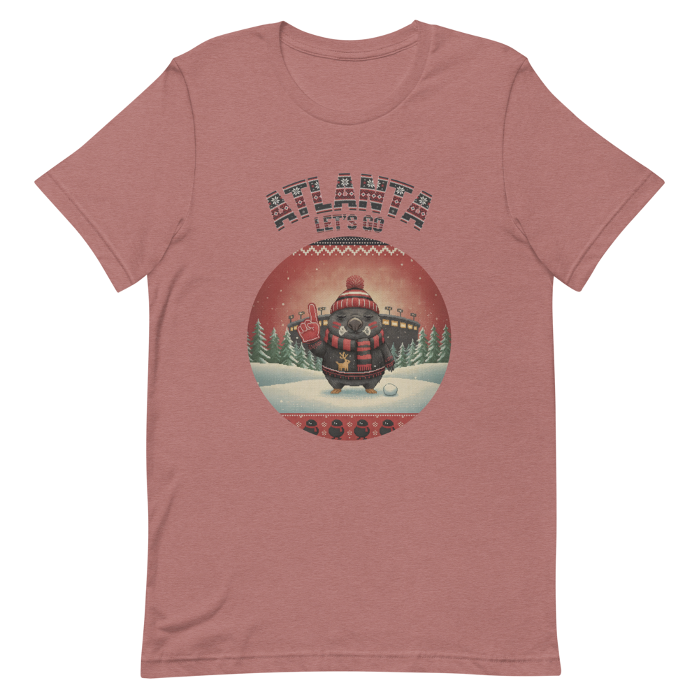 Atlanta Fan tee, mauve flat