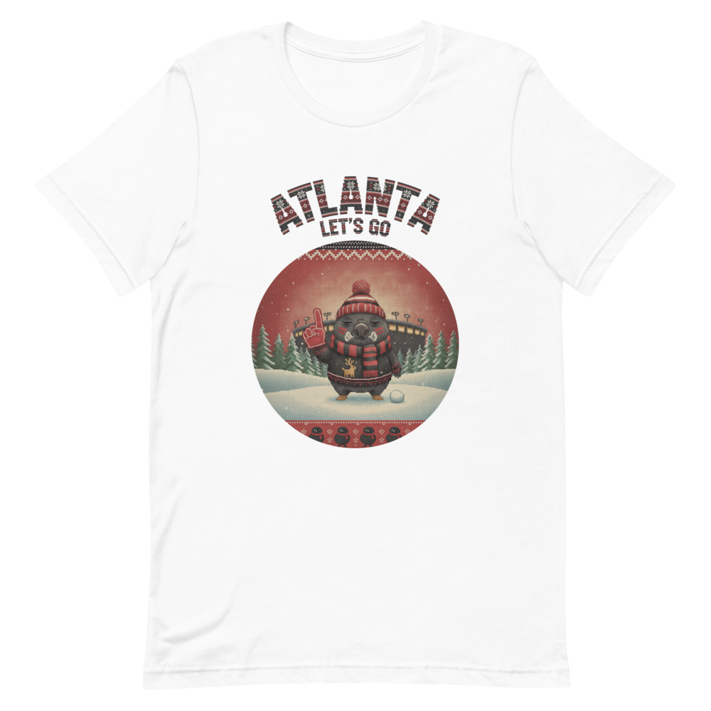 Atlanta Fan tee, pure white flat
