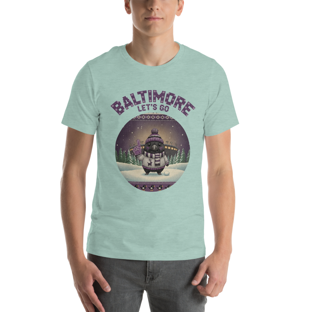 Baltimore Fan tee, green model