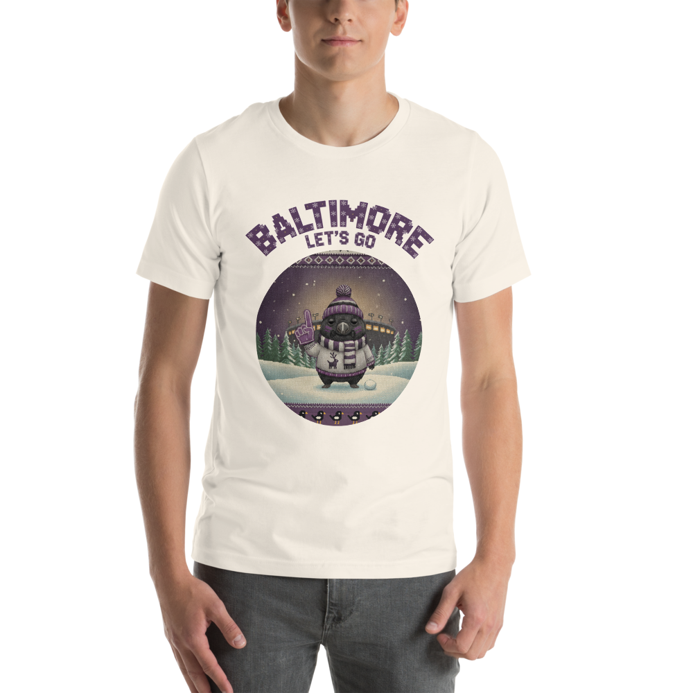 Baltimore Fan tee, vintage white model