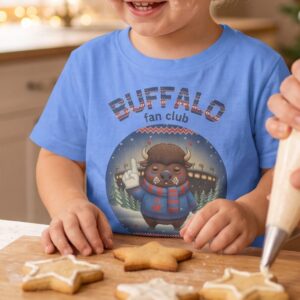 Buffalo Fan Toddler Ugly Christmas Shirt