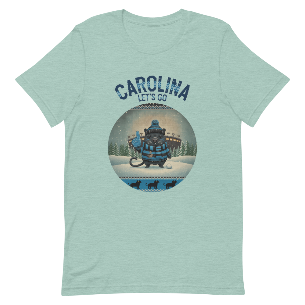 Carolina Fan tee, green flat
