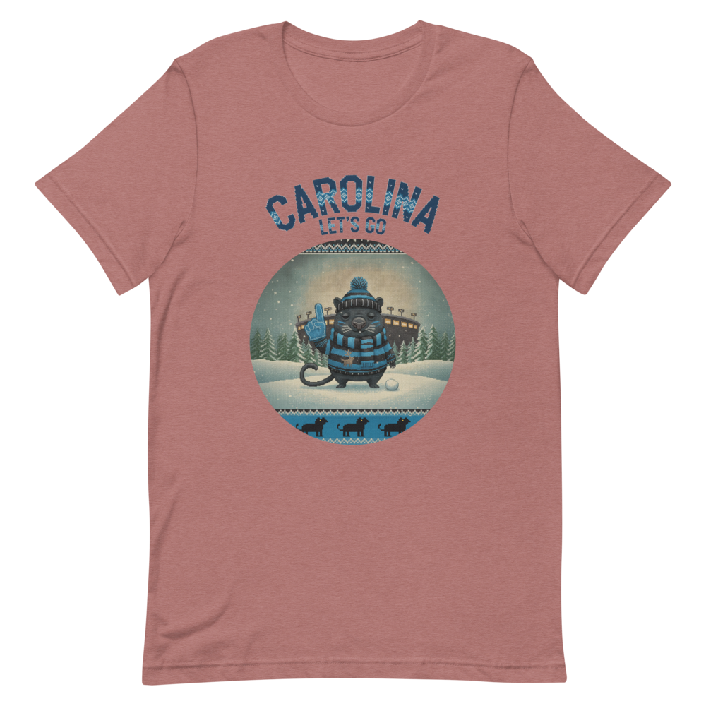 Carolina Fan tee, mauve flat