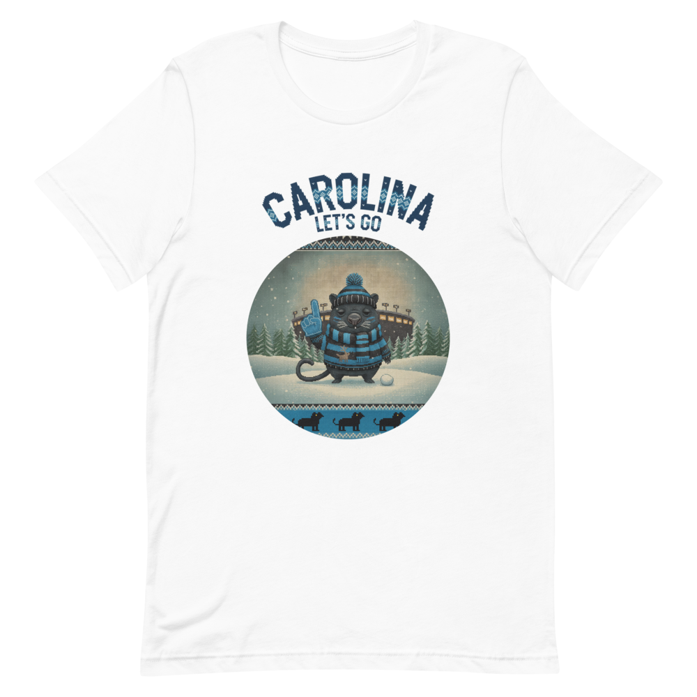 Carolina Fan tee, pure white flat