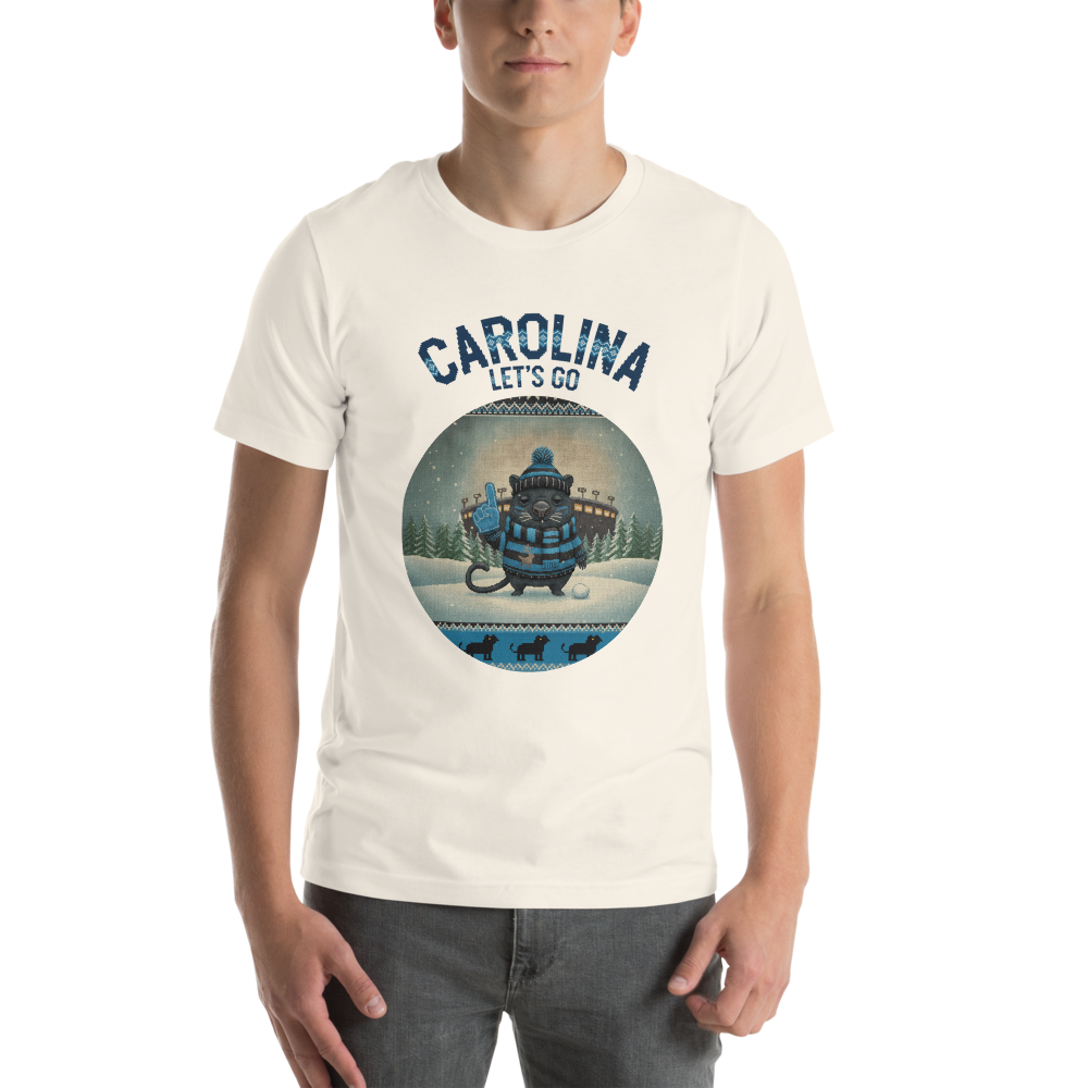 Carolina Fan tee, vintage white model
