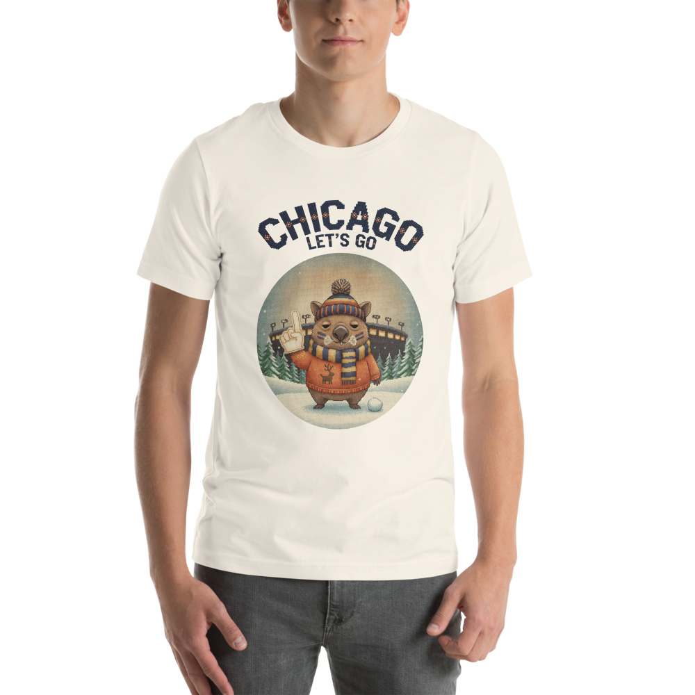 Chicago Fan tee, vintage white model