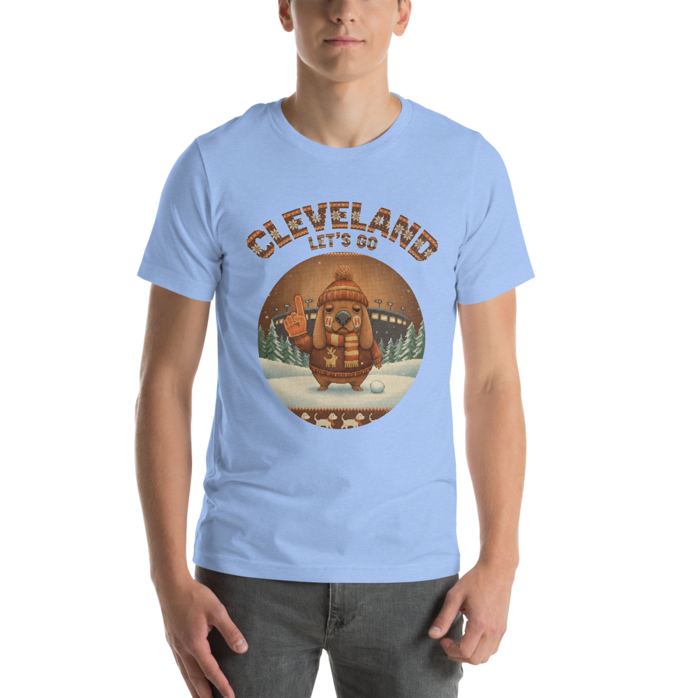 Cleveland Fan tee, blue model