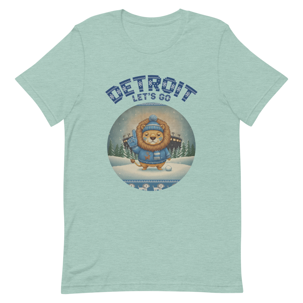 Detroit Fan tee, green flat