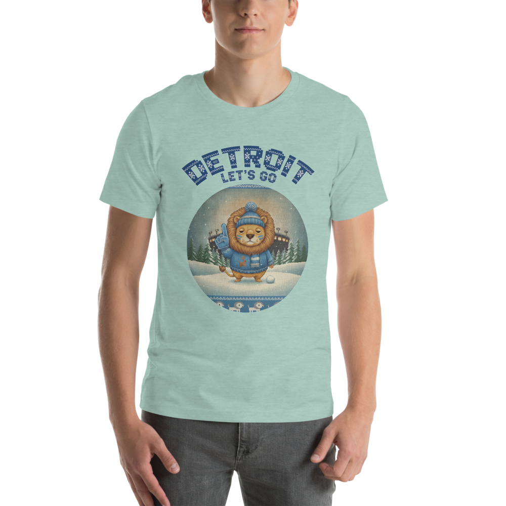 Detroit Fan tee, green model