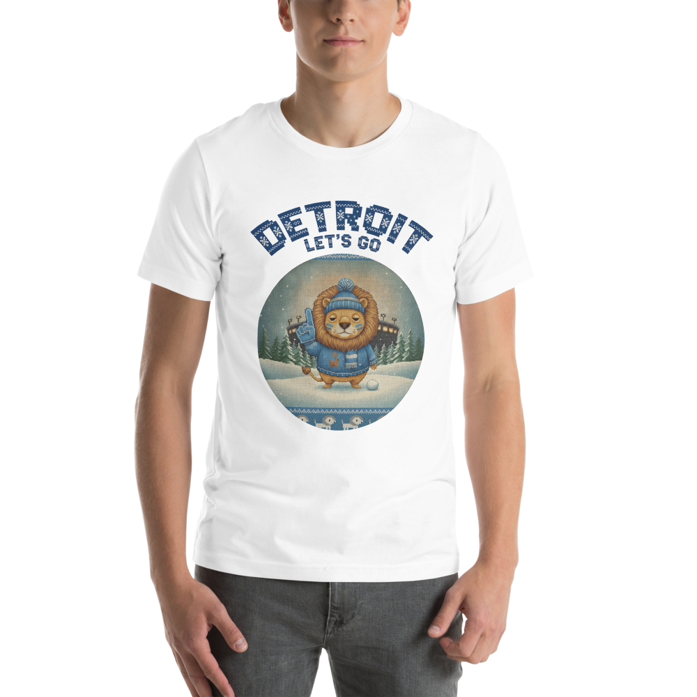 Detroit Fan tee, pure white model