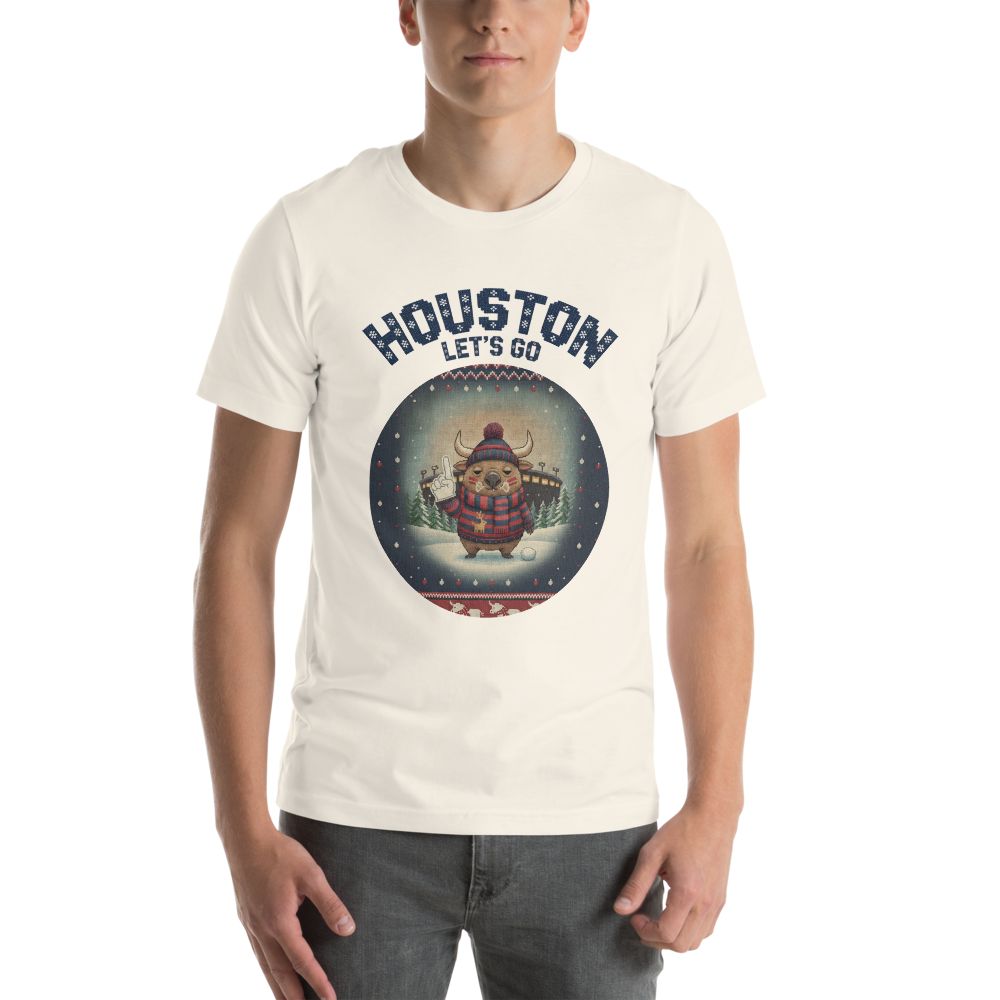 Houston Fan tee, vintage white model
