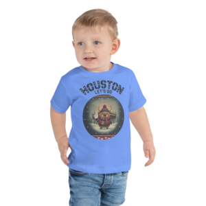 Houston Fan toddler tee, blue model