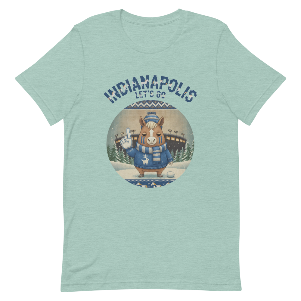 Indianapolis Fan tee, green flat