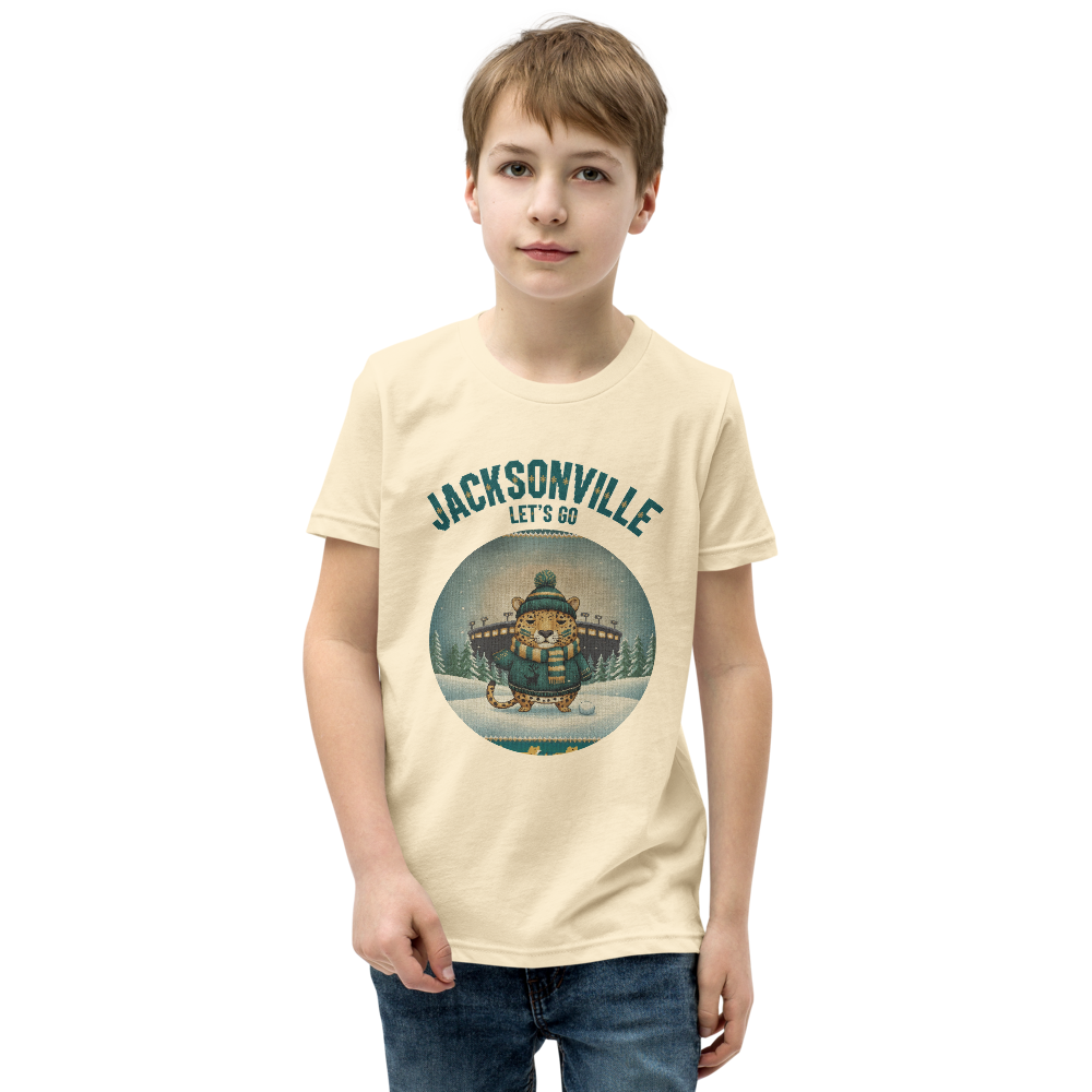 Jacksonville Fan kids tee, vintage white model