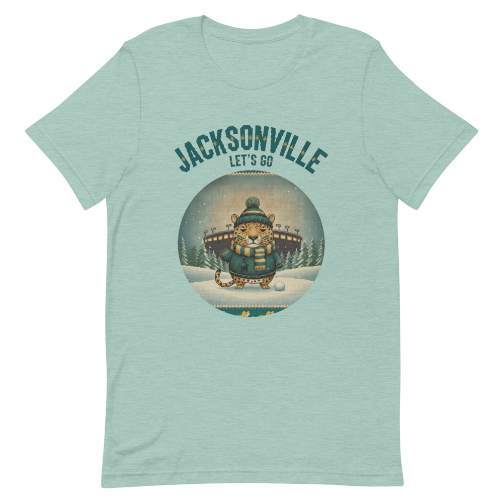 Jacksonville Fan tee, green flat