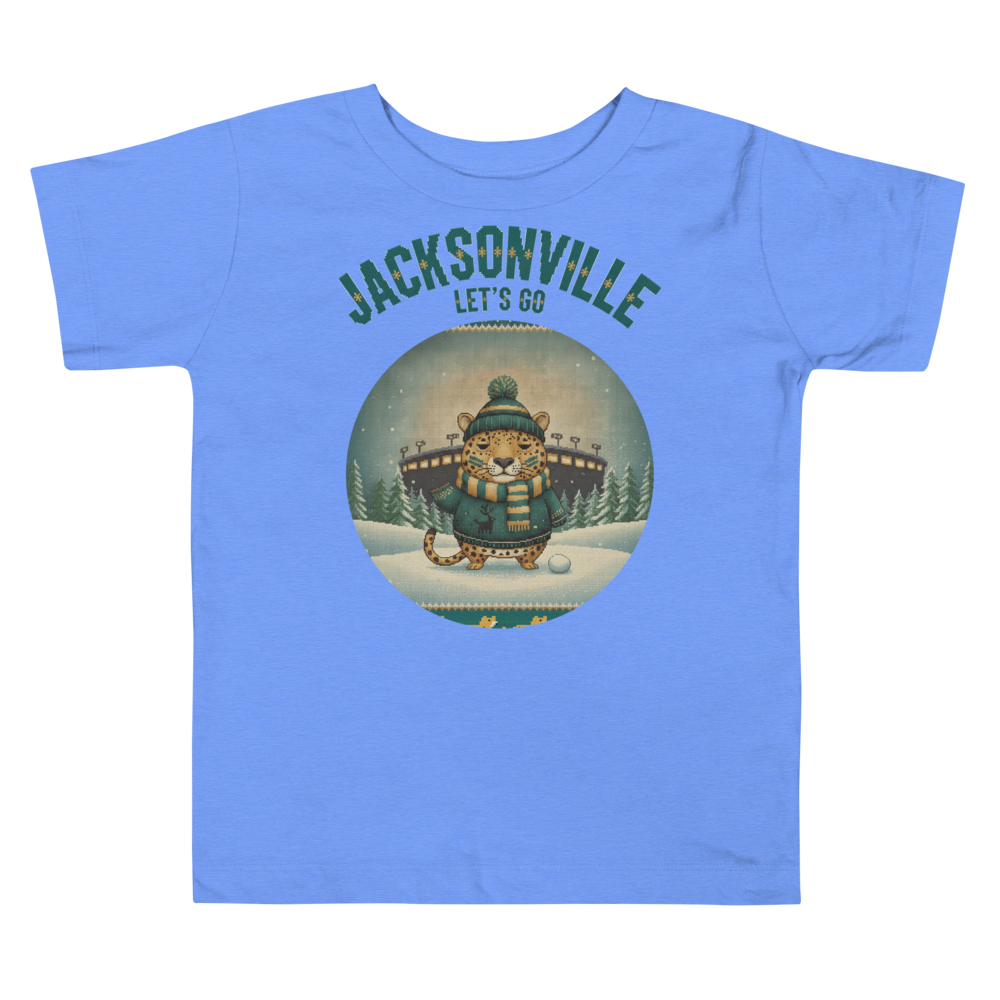 Jacksonville Fan toddler tee, blue flat