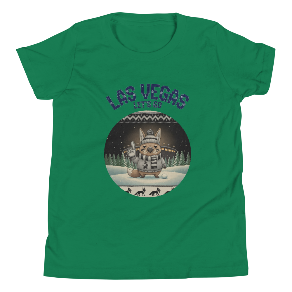 Las Vegas Fan kids tee, green flat