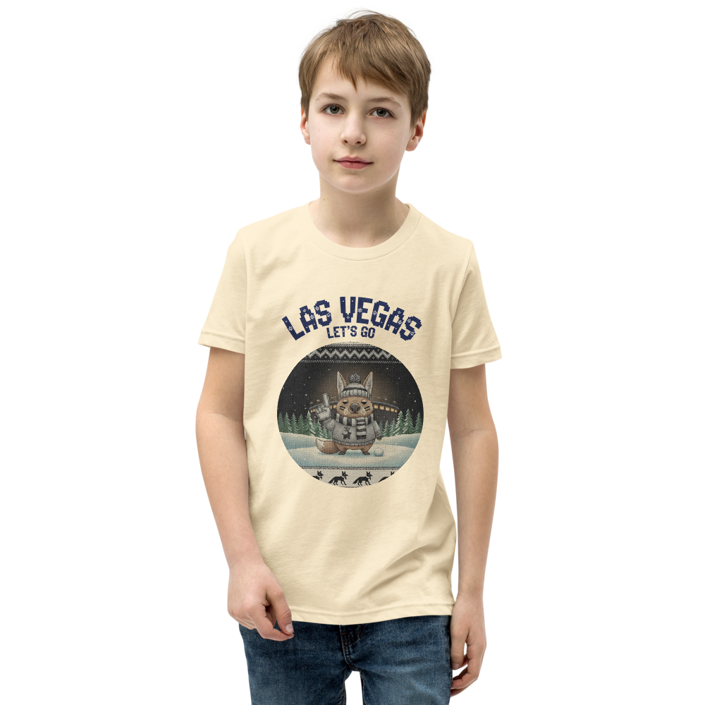 Las Vegas Fan kids tee, vintage white model