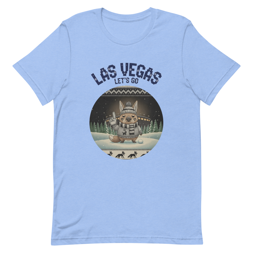 Las Vegas Fan tee, blue flat