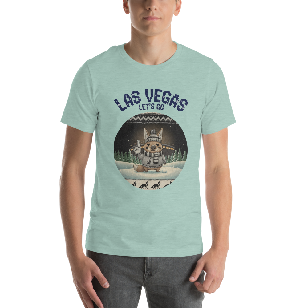 Las Vegas Fan tee, green model