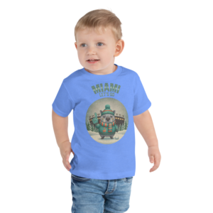 Miami Fan toddler tee, blue model