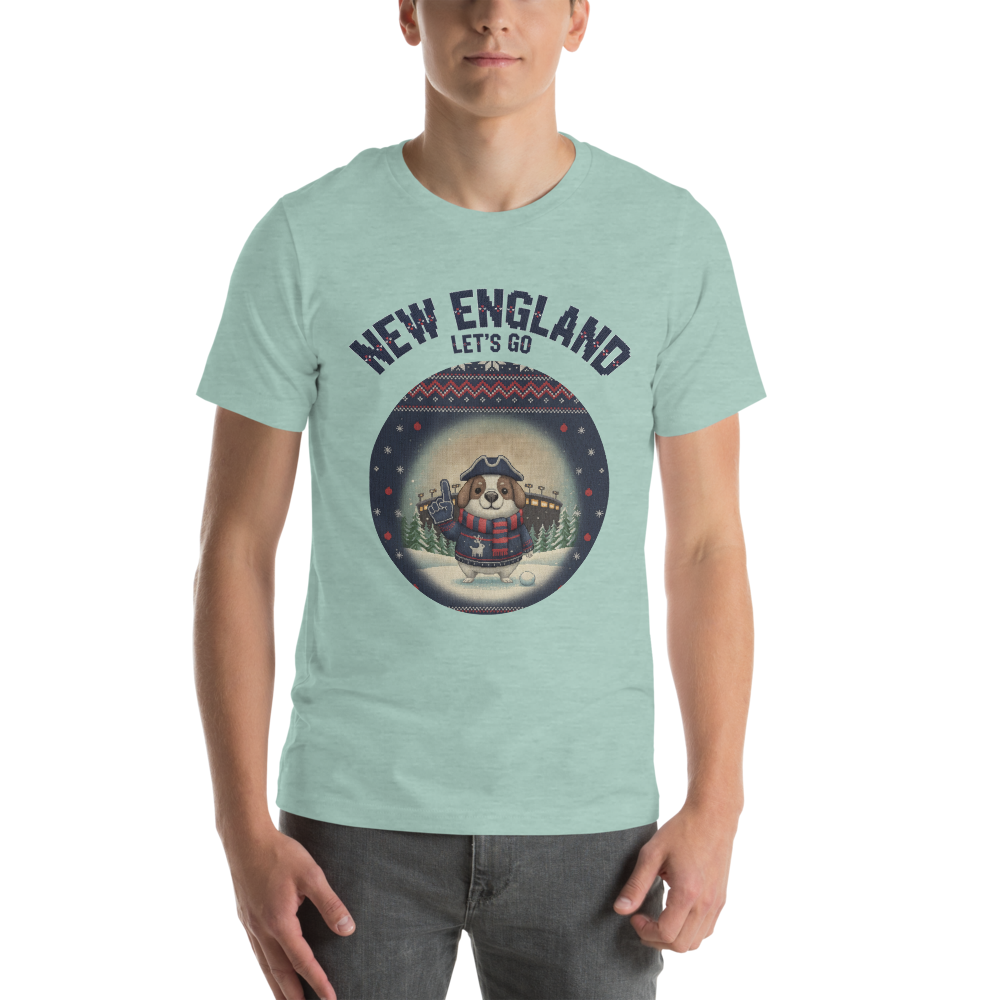 New England Fan tee, green model