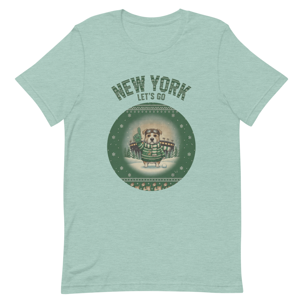 New York Green Fan tee, green flat