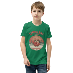 Tampa Bay Fan kids tee, green model
