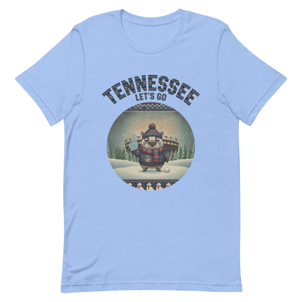 Tennessee Fan tee, blue flat