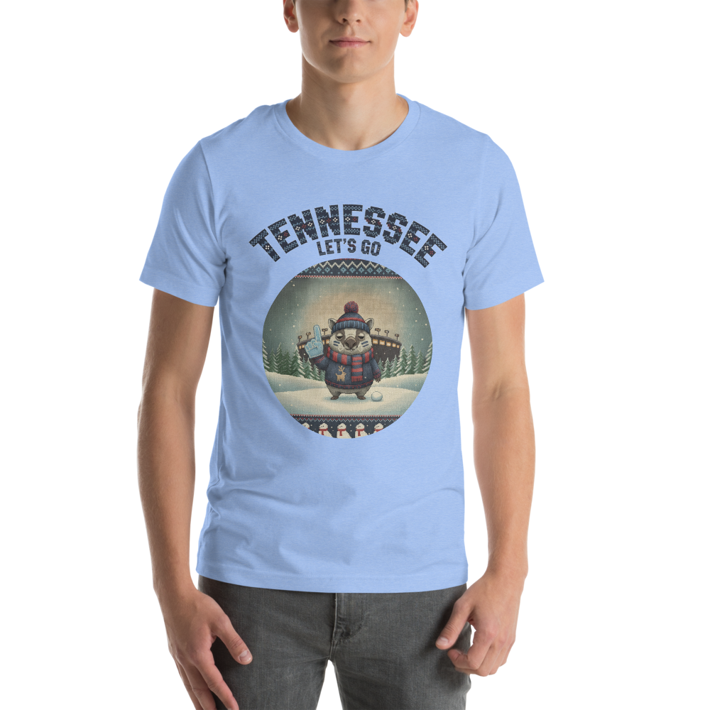 Tennessee Fan tee, blue model