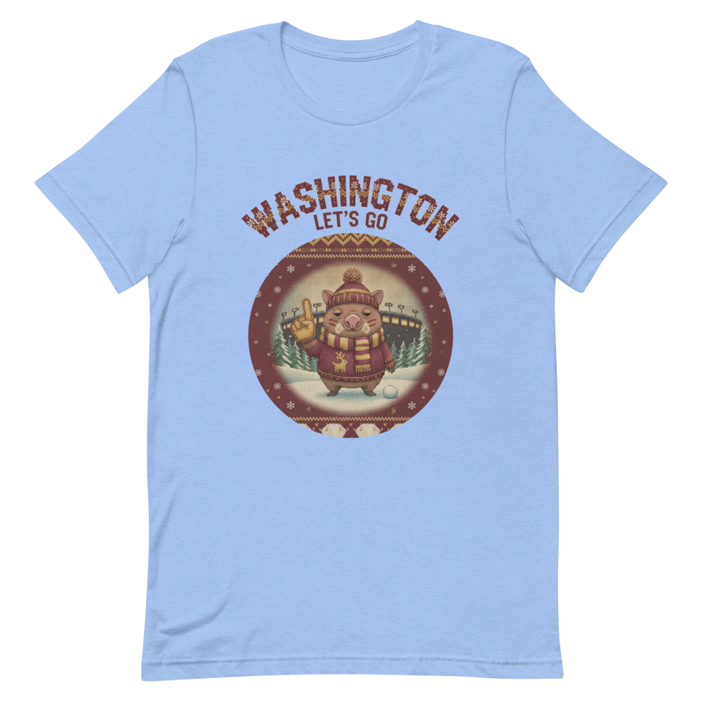 Washington Fan tee, blue flat