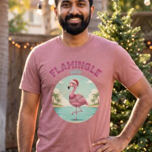 Flamingle Bells Ugly Christmas Shirt