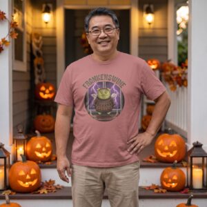 Plus size styling photo, Frankenswine Frankenstein Pig Halloween Shirt for Women and Men