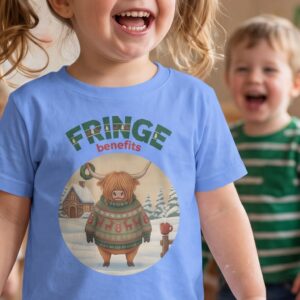 Fringe Benefits Toddler Ugly Christmas Shirt