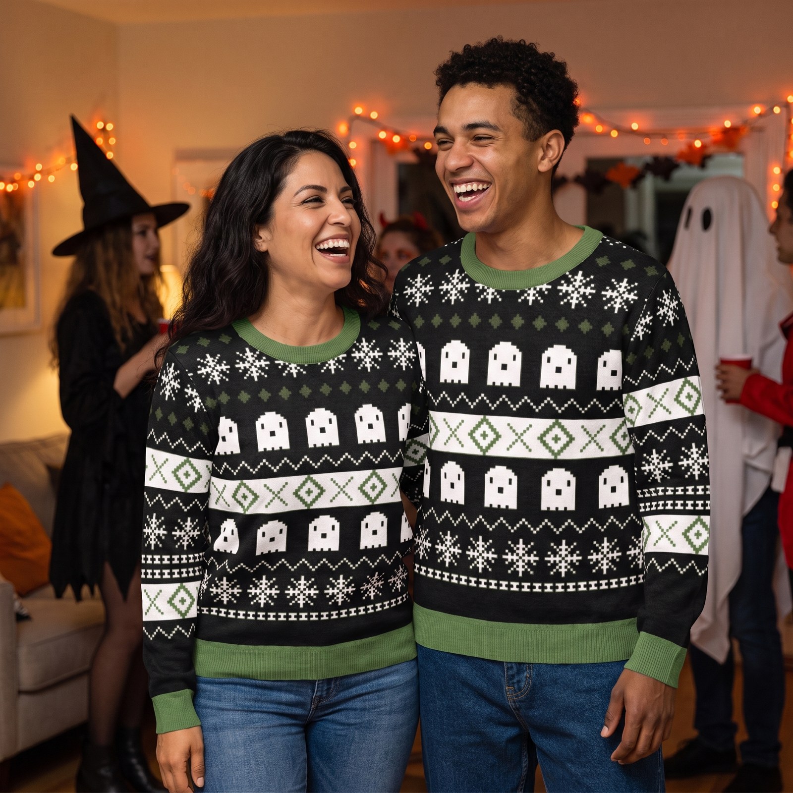 Styling photo, Ghost Halloween Couples Matching Set