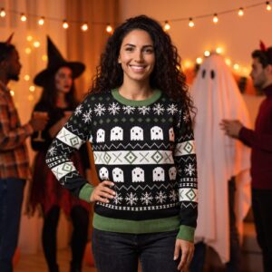 Styling photo, Ghost Halloween Sweater