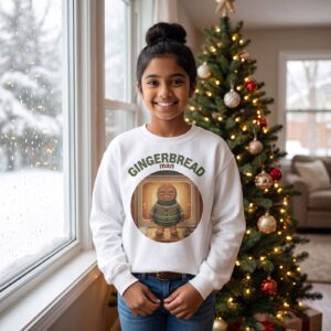 Styling photo, Gingerbread Man Kids Ugly Christmas Sweater