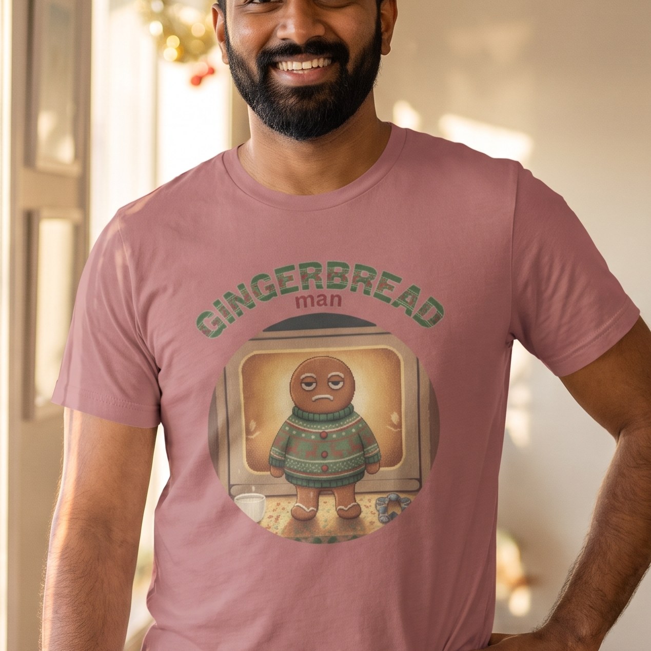 Styling photo, Gingerbread Man Ugly Christmas Shirt