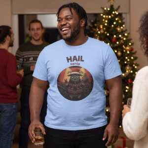 Plus size styling photo, Hail Santa Ugly Christmas Shirt