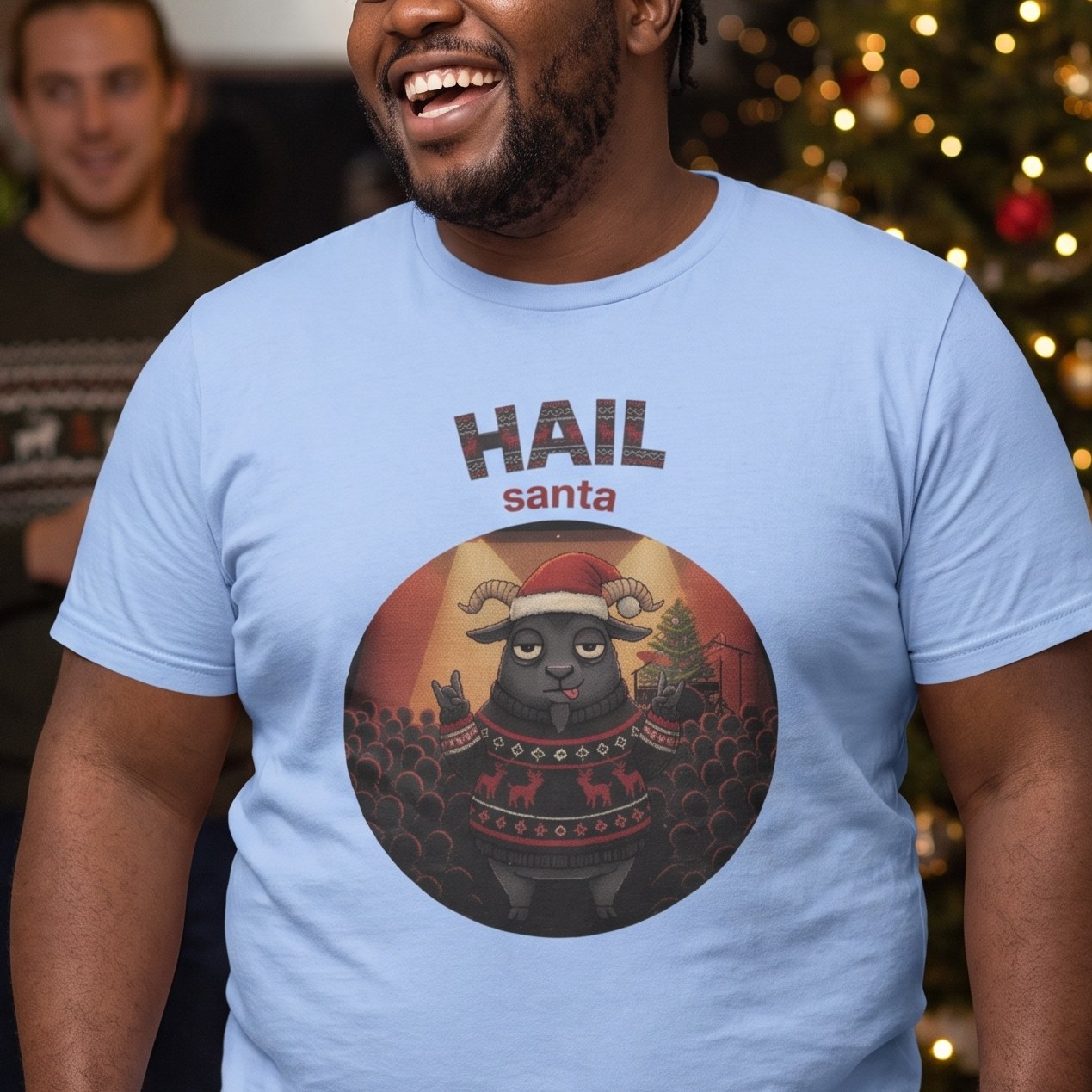 Styling photo, Hail Santa Ugly Christmas Shirt